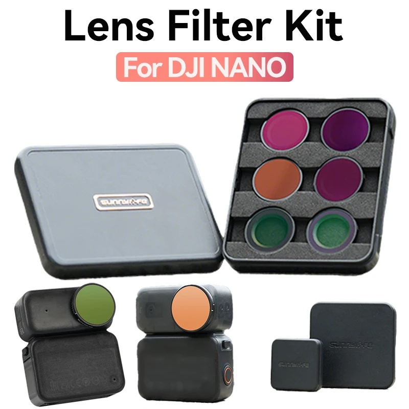 Nd Filter Set - Zestaw filtrów ND do kamery sportowej