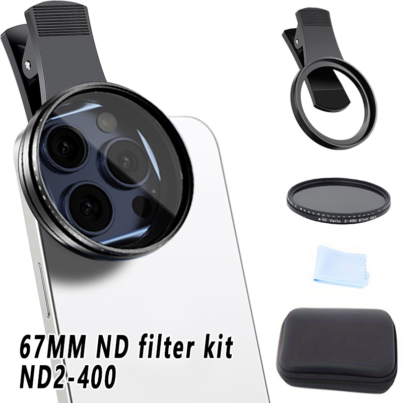 Nd Filter Set - Zestaw filtrów obiektywu aparatu telefonu 67