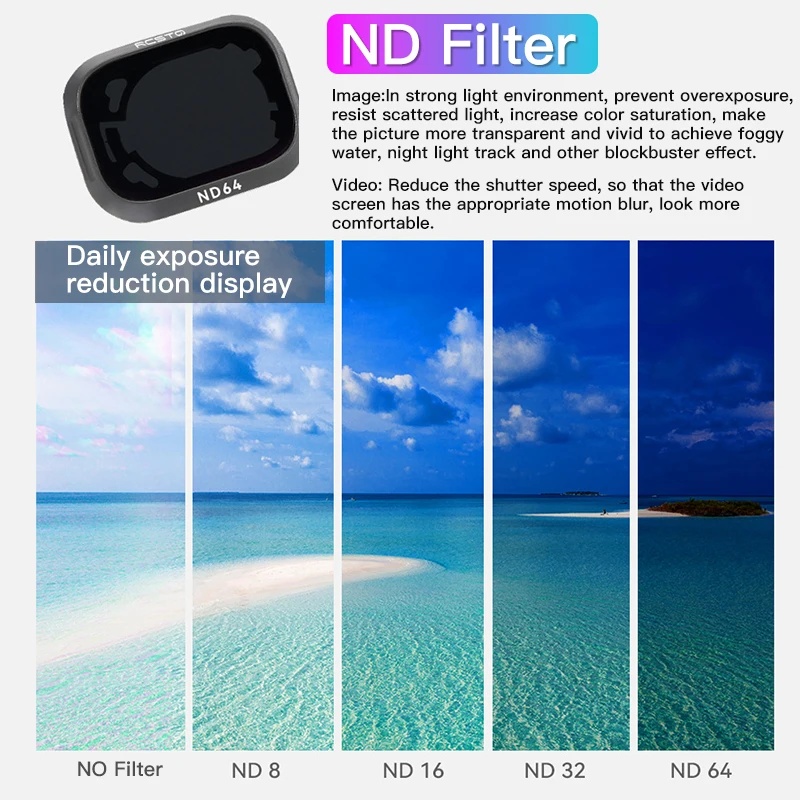 RCSTQ Zestaw filtrów do kamery – Nd Filter Set recenzja i cena