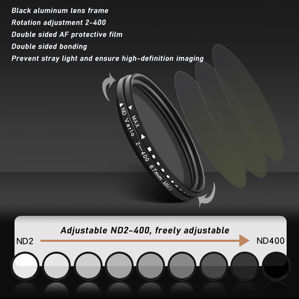 Zestaw filtrów obiektywu apara – Nd Filter Set recenzja i cena