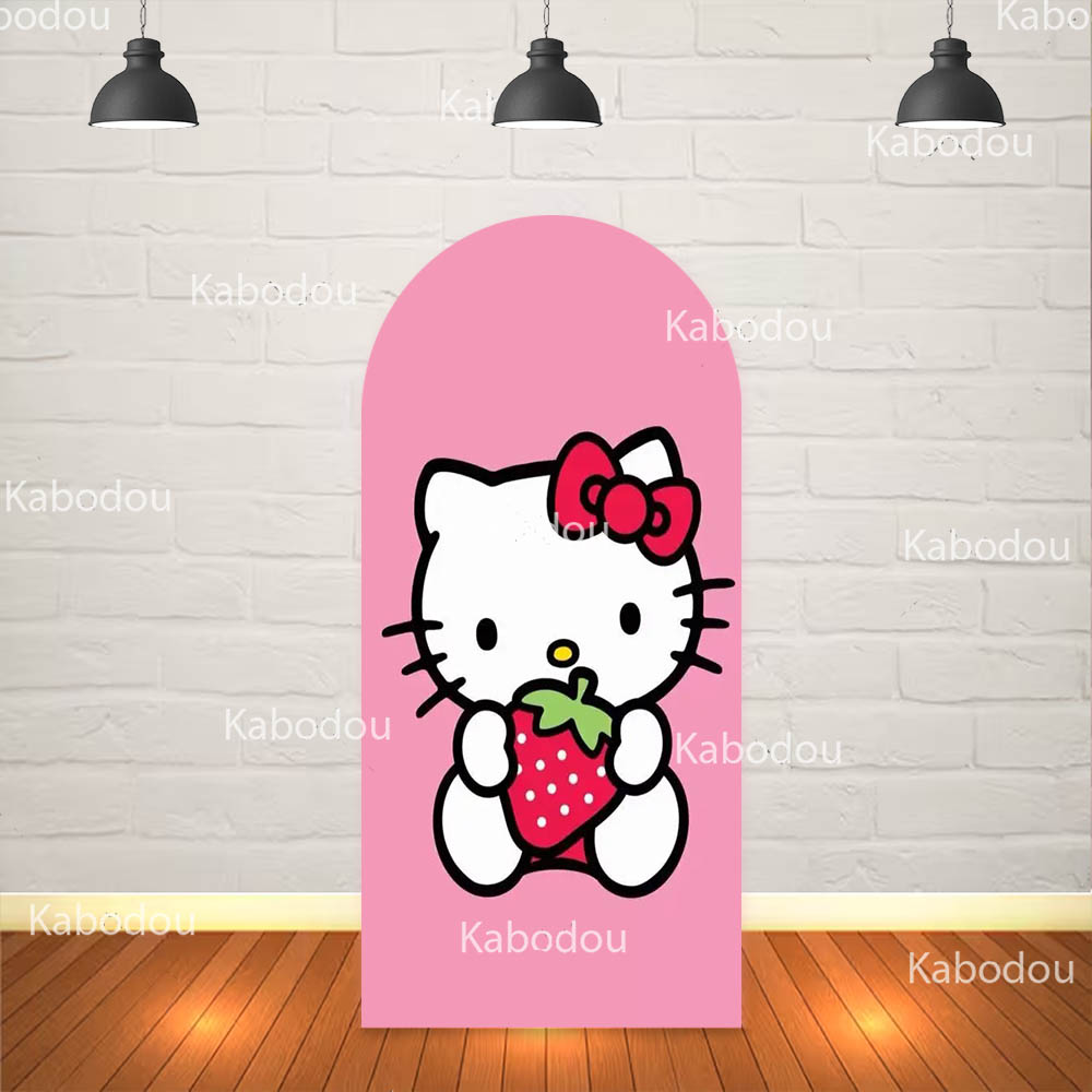 Tło Hello Kitty Różowa Łukowa  – Photography Cheat Sheet recenzja i cena